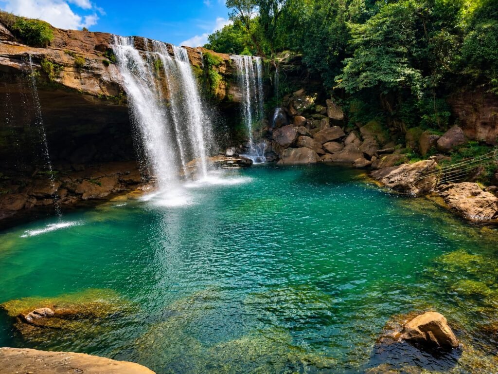 Beautiful Waterfall Meghalaya